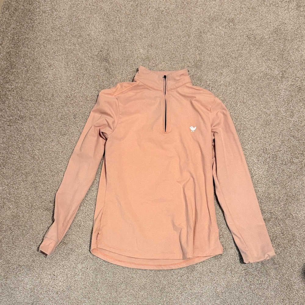 Pink Quarter-Zip Pullover